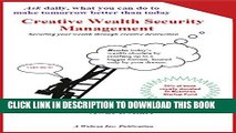 New Book Creative Wealth Security Management: Securing your wealth through creative destruction