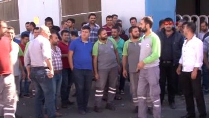Gaziantep'te TMSF'ye Devredilen Holding İşçilerinden Eylem