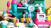 Homemade Play Doh Ice Cream Peppa Pig from Disney Frozen Elsa Ice Cream Factory Play-Doh Food Toys