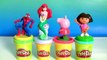 Play Doh Stamper Disney Princess Ariel, Play Doh Stamper Spiderman, Play Doh Stamper Peppa Pig, Dora