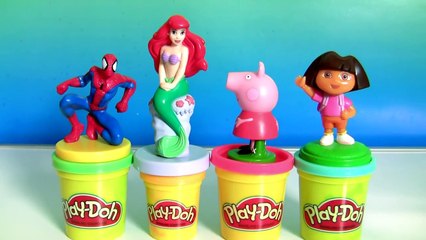 Télécharger la video: Play Doh Stamper Disney Princess Ariel, Play Doh Stamper Spiderman, Play Doh Stamper Peppa Pig, Dora