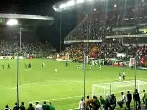ASSE VALENCIENNES 2007 fin du match, vue kop nord, Feidouno
