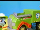 Paw Patrol La Pat Patrouille Rocky et Son Camion de Recyclage Figurines jouets pour les enfants