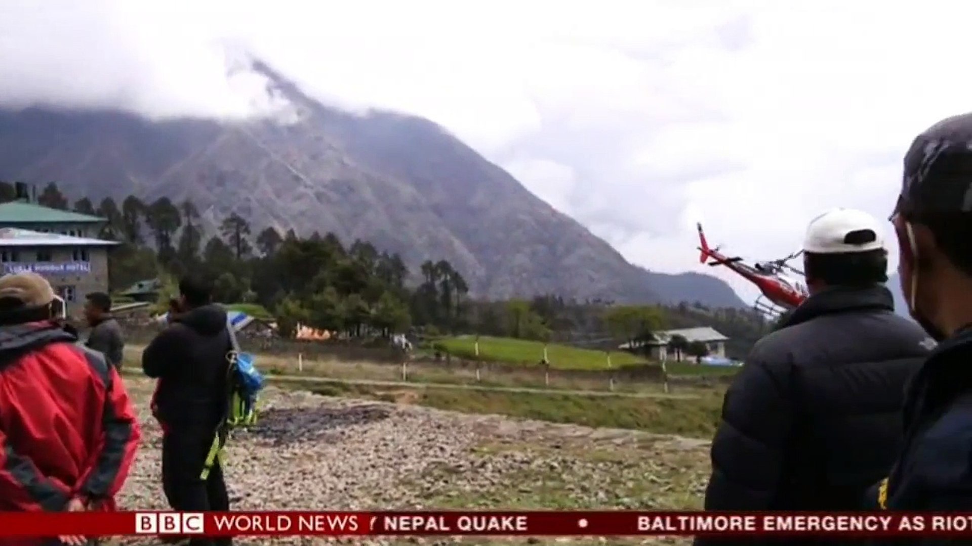 Technical difficulties on BBC World News (28.04.2015)