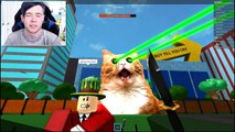 Roblox _ GIANT LASER EYES CAT ATTTACK!