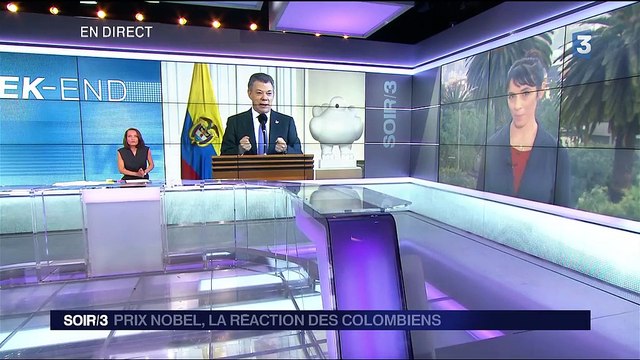 Prix Nobel de la paix : les Colombiens plutôt enthousiastes
