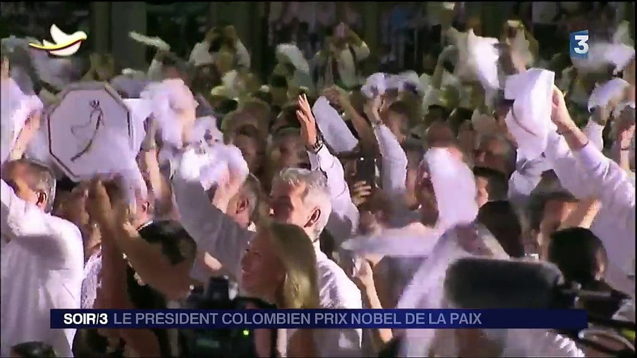 Le président colombien, prix Nobel de la paix