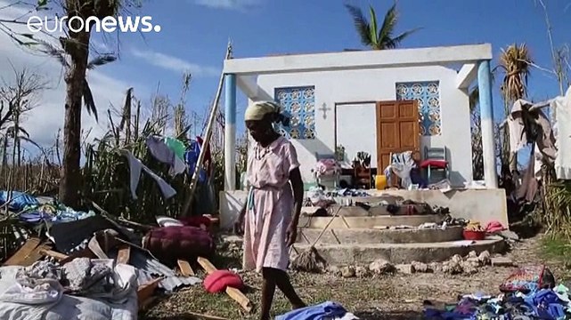Asciende a casi 900 el número de muertos en Haití tras el paso del huracán Matthew