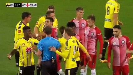 Fight - Wellington Phoenix 0-1 Melbourne City   Hyundai A-League 08-10-2016 HD