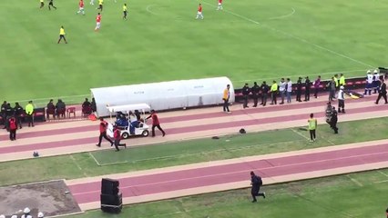 Enner Valencia simule un malaise