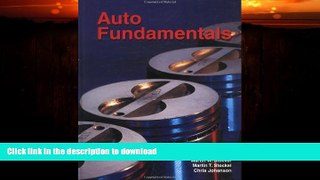 READ  Auto Fundamentals: How and Why of the Design, Construction, and Operation of Automobiles :