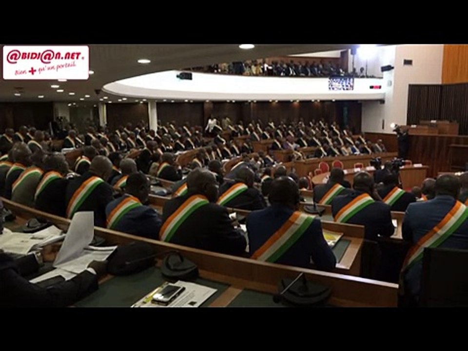 Nouvelle constitution  Le Chef de l`Etat Alassane Ouattara présente les grandes lignes aux députés
