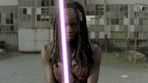 THE WALKING DEAD v STAR WARS: Michonne is a JEDI !