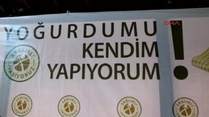 Balıkesir Canan Karatay Gömeç'te Yoğurt Mayaladı