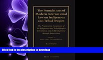 FAVORIT BOOK The Foundations of Modern International Law on Indigenous and Tribal Peoples: The