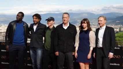 Inferno: Ron Howard, Tom Hanks e il resto del cast in conferenza stampa a Firenze