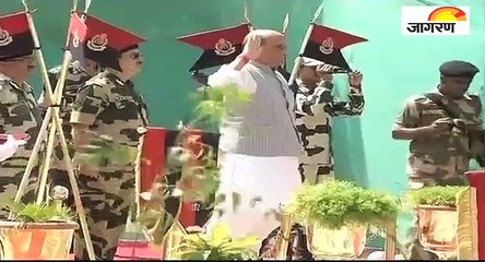 सुरक्षा का जायजा लेने मुनाबाव पहुंचे गृहमंत्री राजनाथ सिंह