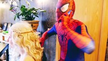 Spiderman vs Werewolf & Pink Spidergirl vs Vampire In Real Life ft Frozen Elsa & Twins Spider Man