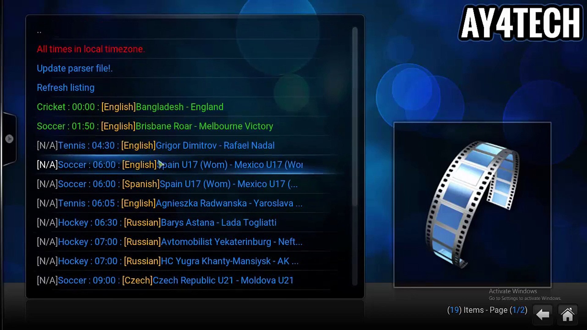 BEST LIVE TV SPORTS ADDON FOR KODI 2016 - SPORTS CHANNELS - NFL - NHL - NBA - MLB - HD LIVE SPORTS