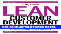 Collection Book Lean Customer Development: Building Products Your Customers Will Buy