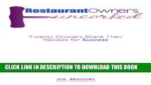 Collection Book Restaurant Owners Uncorked: Twenty Owners Share Their Recipes for Success