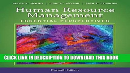 [PDF] Human Resource Management: Essential Perspectives Popular Colection