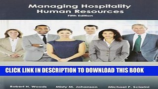 New Book Managing Hospitality Human Resources