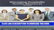 New Book Managing Hospitality Human Resources