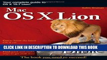Collection Book Mac OS X Lion Bible