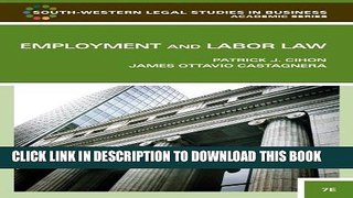 [PDF] Employment and Labor Law 7th Edition by Cihon, Patrick J.; Castagnera, James Ottavio