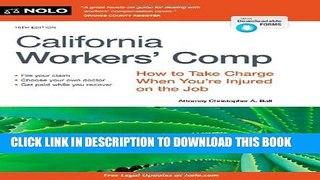 [PDF] California Workers  Comp: How to Take Charge When You re Injured on the Job Popular Online