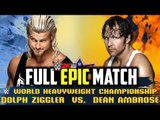 WWE World Heavyweight Championship - Dean Ambrose Vs Dolph Ziggler - Tamil Commentry