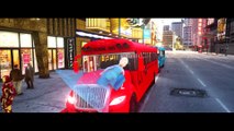 Wheels On The Bus Go Round And Round Hulk Spiderman Frozen Kids' Songs - Nursery Rhymes for Children