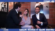 Danse avec les stars 7  Interview VIDÉO de Caroline Receveur et Maxime Dereymez avec Stéphane Larue