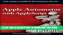 New Book Apple Automator with AppleScript Bible