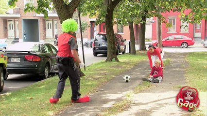 Water Gun Clown Prank