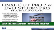 New Book Final Cut Pro 3   DVD Studio Pro Handbook