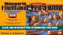 Collection Book Macworld Filemaker Pro 3 Bible
