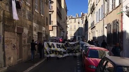 Marseille : les antifascistes manifestent à la Plaine