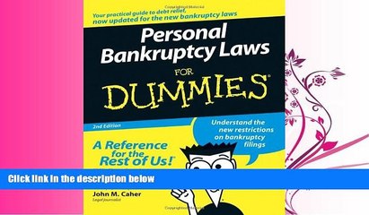 complete  Personal Bankruptcy Laws For Dummies