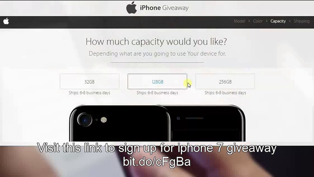 Promotion for iPhone 7 Giveaway All Types