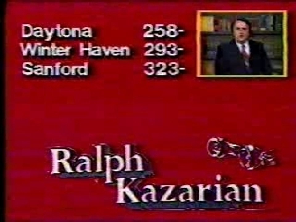 Ralph Kazarian auto insurance (Orlando version)