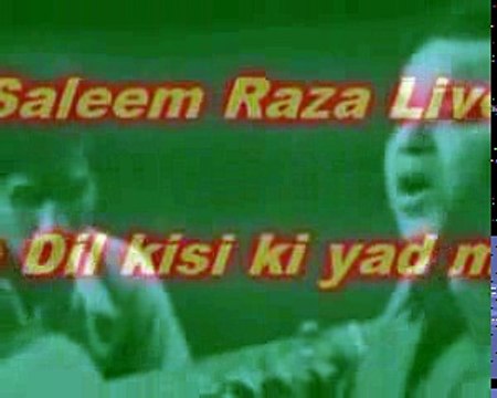 Aye Dil Kisii kii Yaad MeiN - Saleem Raza (PTV live)