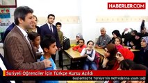 Suriyeli Öğrenciler İçin Türkçe Kursu Açıldı