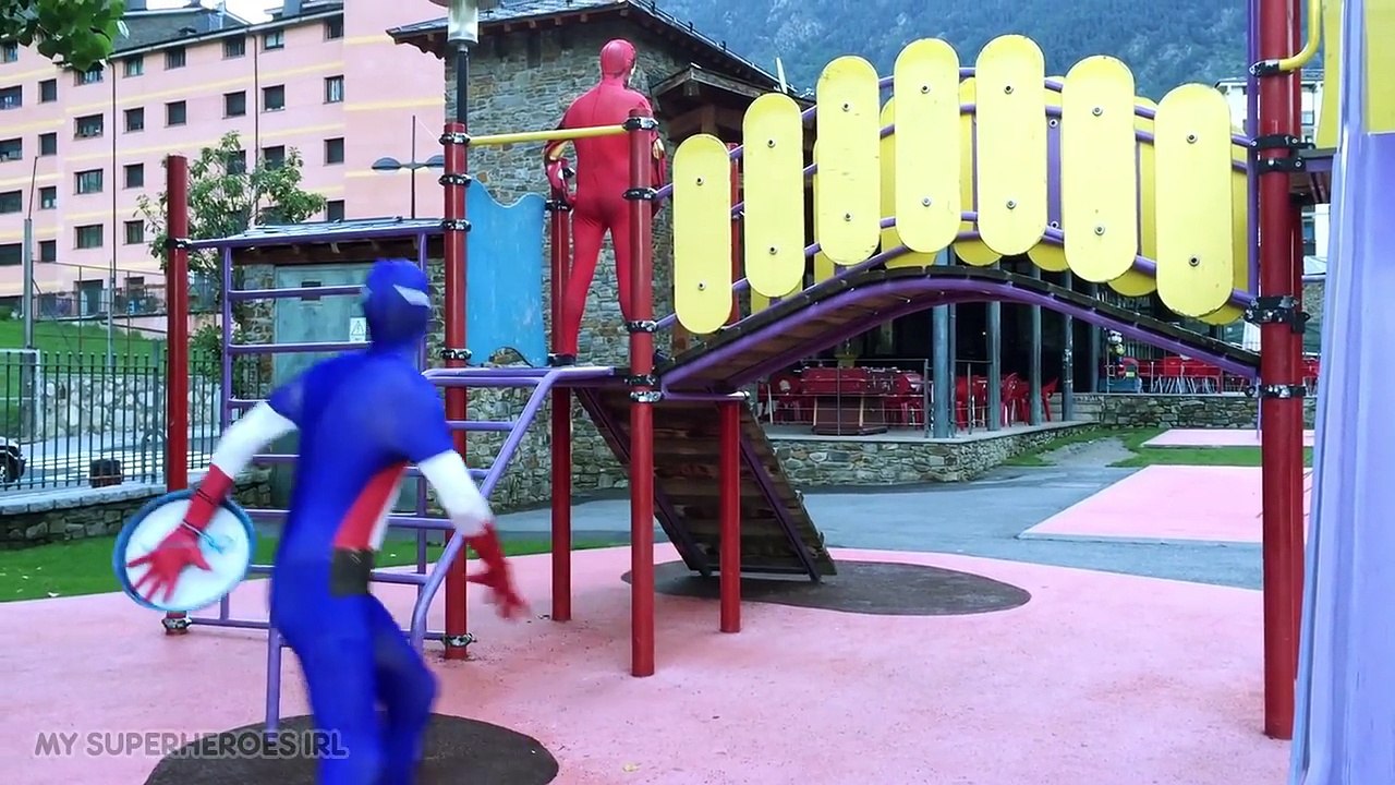 Captain America VS Iron Man - Rematch Battle Versus - My Superheroes IRL
