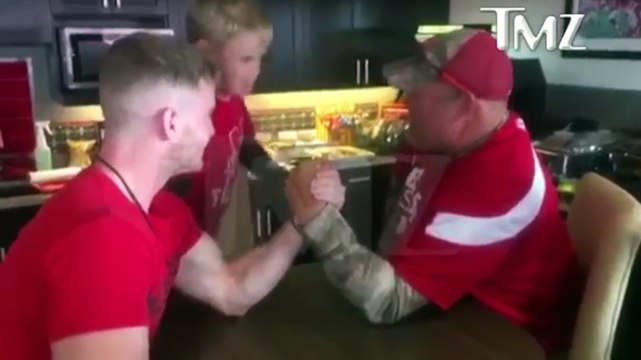 Bras de fer qui fini en bras cassé!!! Aille aille aille