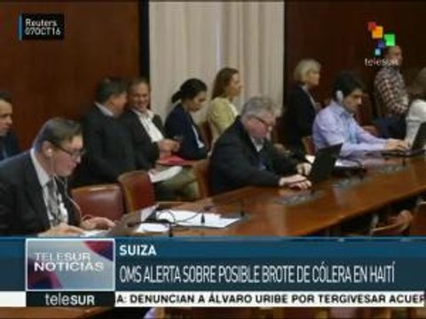 OMS alerta sobre posible brote de cólera en HAatí tras paso de Matthew