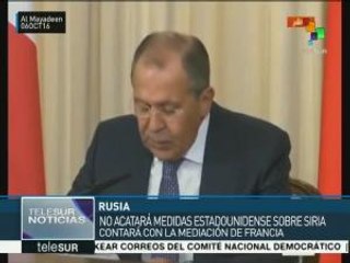 Rusia no acatará medidas estadounidenses sobre Siria