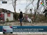Precariedades del pueblo haitiano se profundizan tras paso de Matthew