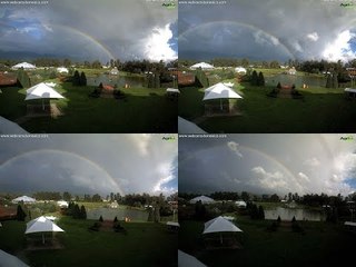 Timelapse of Beautiful Rainbow in Mexico